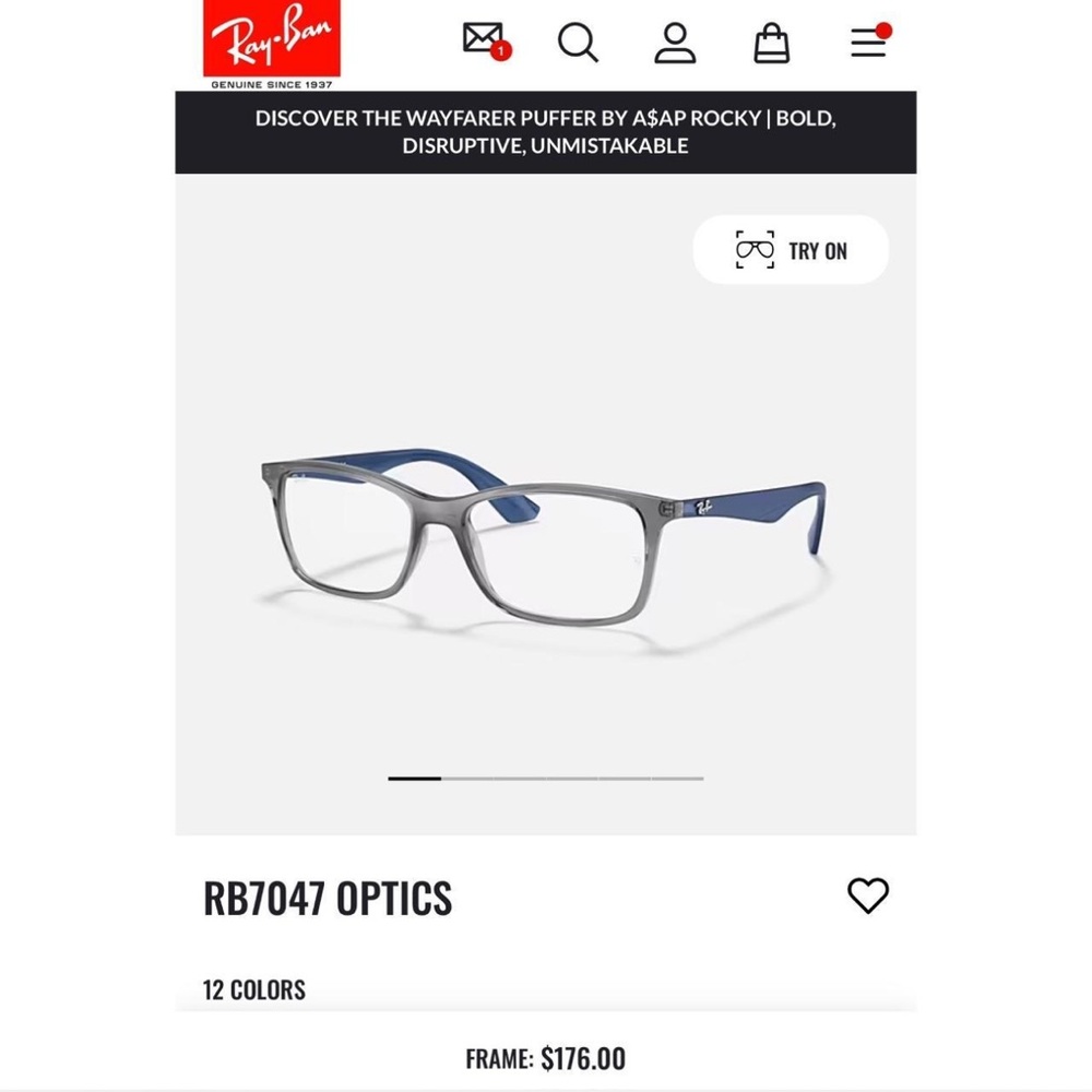 Ray-Ban sport frames from Active Collection. Includes case. Like New. - Picture 8 of 8